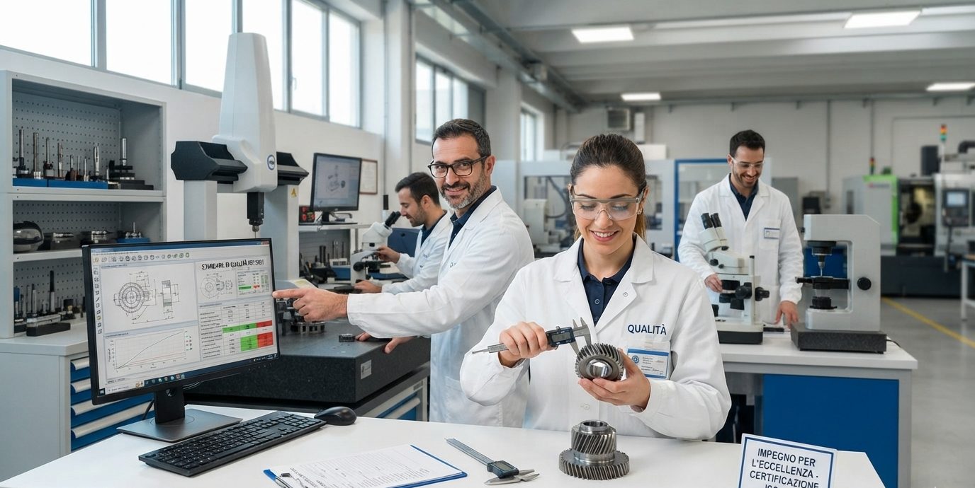 Controllo qualità in laboratorio metrologico V-Mecc